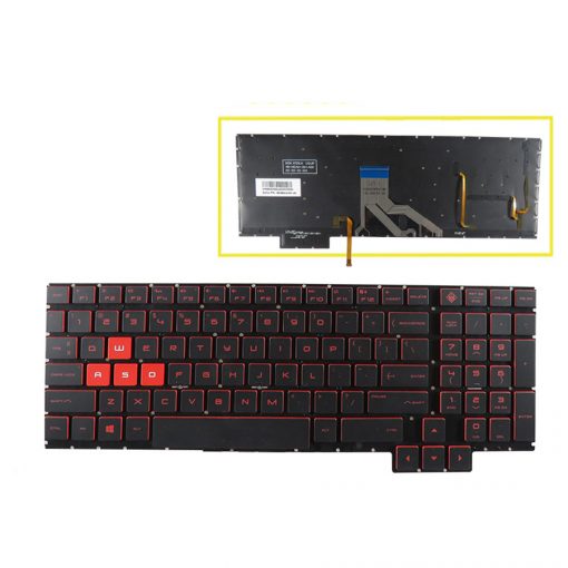 Thay Ban Phim Laptop Hp Omen 15 Ce000, 15 Ce012nl 15 Ce013nl 15 Ce014nl, 15 Ce037no, 15 Ce038no, 15 Ce082no 15 Ce000 (co Den)