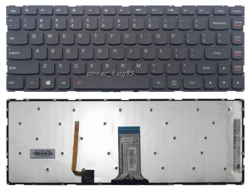 Thay Ban Phim Laptop Lenovo Yoga 500 14ibd, 500 14ihw, 500 14isk, 100s 14ibr, 300s 14isk, 500s 14isk, U41 70, S41 35, S41 70, S41 75 500 14ibd (den)