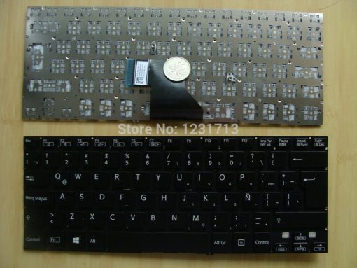 Thay Ban Phim Laptop Sony Svf14e, Svf142, Svf143 Svf 14a Fit 14a Den (den)