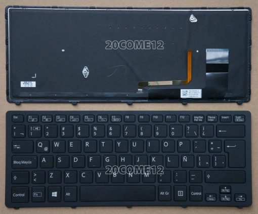 Thay Ban Phim Laptop Sony Vaio Svf 14n Fit 14n Den