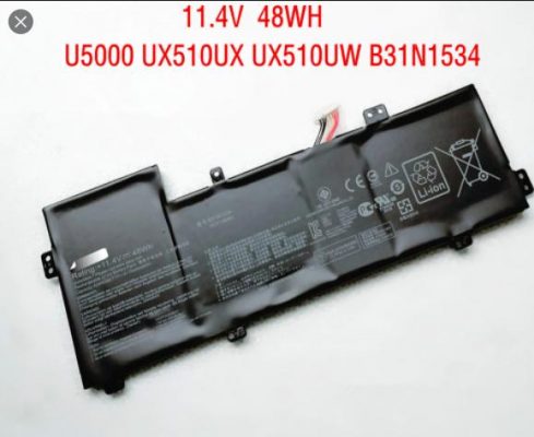 Thay Pin Laptop Asus Zenbook U5000 Ux510 Ux510ux Ux510uw Ux510 B31n1534 (zin) 3 Cell