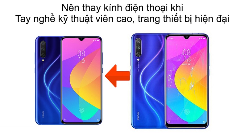 Thay Ep Kinh Xiaomi Mi 9 Lite Tai Bien Hoa 0