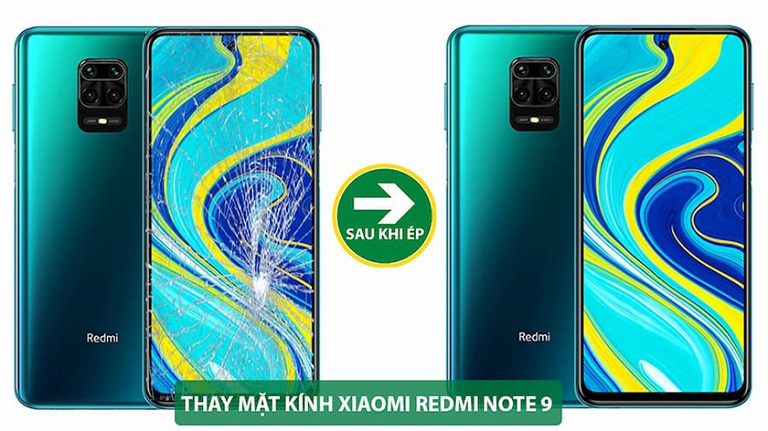 Thay Ep Kinh Xiaomi Redmi Note 9 Bien Hoa 0